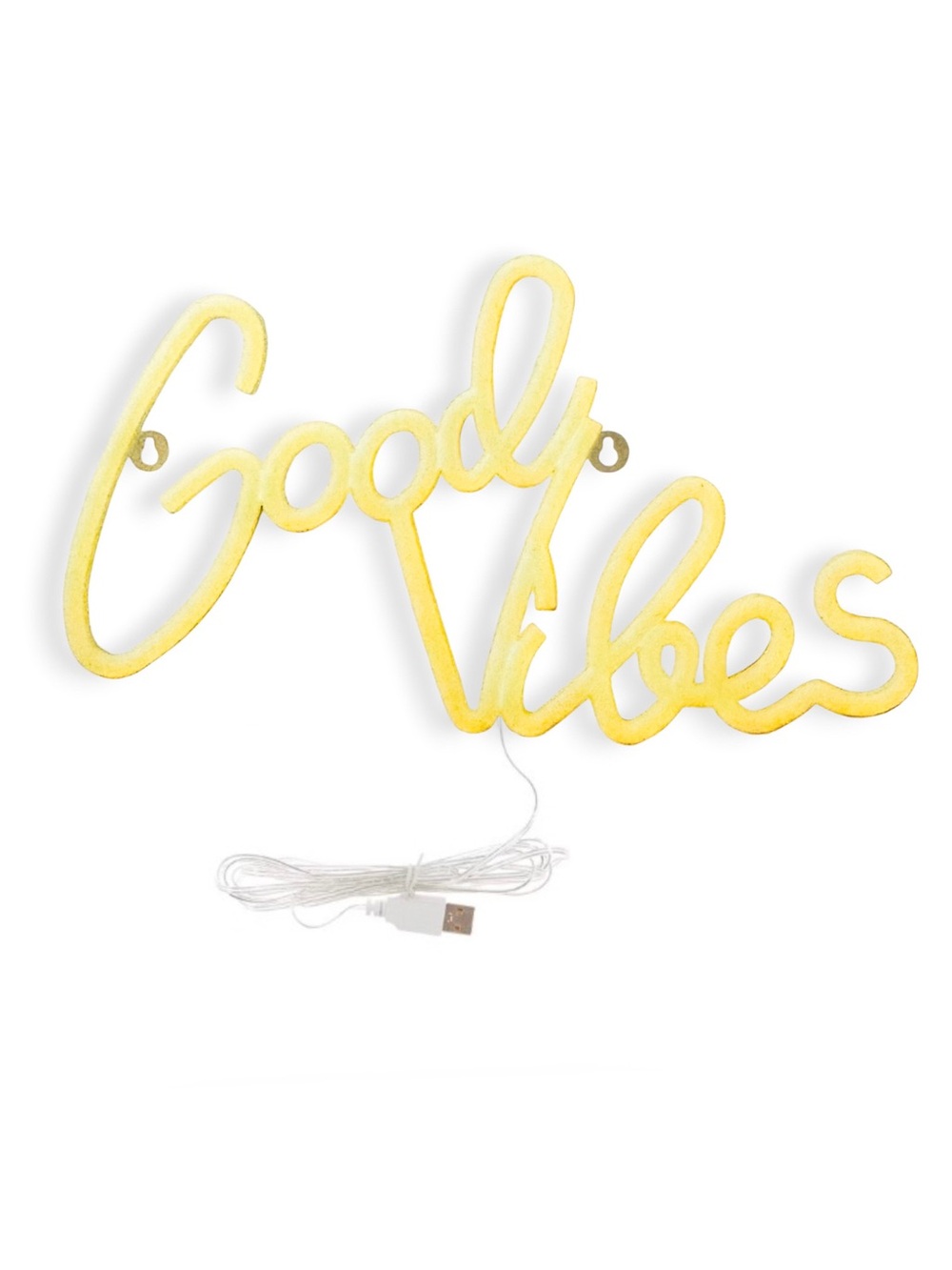 True Living Good Vibes LED Wall Sign Lighted Decor Wall Art NWT